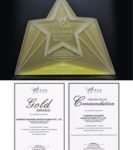 Gold Award and Certificate of Commendation from the AVA 2015